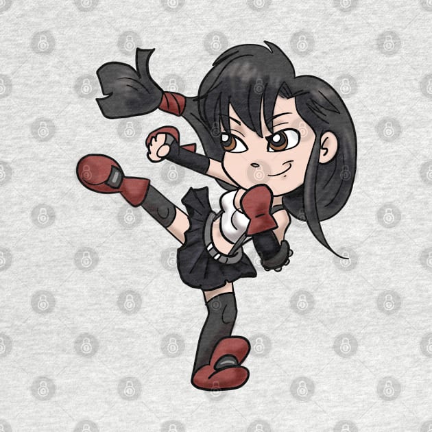 Chibi Final Fantasy 7 Tifa Lockhart by Gamers Utopia